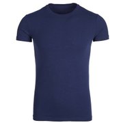 Dsquared 61091000 BLUE/L 2P [Tシャツ アンダーウェア 半袖 丸首 メンズ ダークブルー Lサイズ 2枚入り 並行輸入品]
