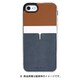 C1IP7S_PSTA [iPhone 8用 PU material Back Pocket Case,1pocket TAN]