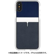 C1IP8_PSNY [iPhone X用 PU material Back Pocket Case,1pocket NV]