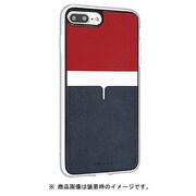 C1IP7SP_PSDE [iPhone 8 Plus用 PU material Mix&Match Back Pocket Case, 1pocket ダークRD]