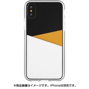 O1IP8_PSYE [iPhone X用 PU material Mix&Match Back Pocket Case, 1pocket YE]