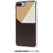 BOIP7SP_PSBR [iPhone 8 Plus用 PU material Back Pocket Case, 1pocket BR]