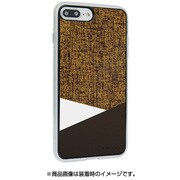 TAIP7SP_SSYE [iPhone 8 Plus用 PU & Fabric material Slim Case YE]