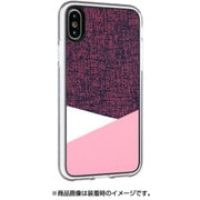 TAIP8_SSPK [iPhone X用 PU & Fabric material Slim Case PK]