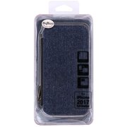 i8CA04DE [iPhone X用 2WAYジッパーケース デニム]