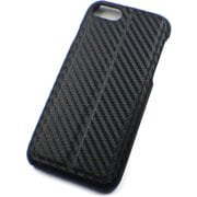 17i7SCA06CA [iPhone 8用 スタンドバックカバー カーボン]
