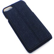 17i7SCA06DE [iPhone 8用 スタンドバックカバー デニム]