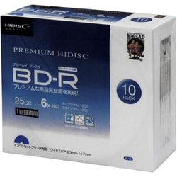 BD-R 1回録画用 6倍速 10Pスリムケース HDVBR25RP10SC