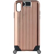 LP-I8UHVCMPK [iPhone X キャリーケース風ハイブリットケース +U Noah ピンクゴールド]