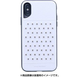 IP8BC-TACWHT [iPhone XS/X シェル型ケース スタッズ Tacho Collection Blanc（White）]