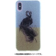 IP8TRO-BLUYEL [iPhone X シェル型ケース グリッター Tropico Collection Flamingo Dance]