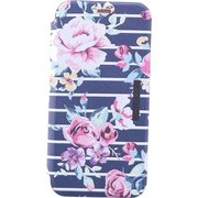 IP8FC-PVREBLK [iPhone X 手帳型ケース 薄型PU Primavera Collection Ebony(Black)]