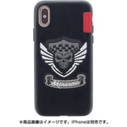 I8EMB-BK124 [iPhone XS/X用 シェルケース/ハンドメイド刺繍/Motocross Collection/Dirt road]
