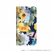 LP-I7SLD03 [iPhone 8/7 薄型デザインPUレザーケース Design＋ Flower ネイビー]