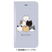 LP-I8LD19 [iPhone X 薄型デザインPUレザーケース Design+ もちねこ]