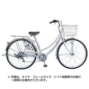 シティサイクル 26型 外装6段変速 MK-18-023 CPH(シーピーエイチ)266-K シルバー