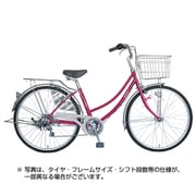 シティサイクル 26型 外装6段変速 MK-18-023 CPH(シーピーエイチ)266-K ダークピンク