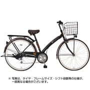 シティサイクル 27型 外装6段変速 MK-18-034 ルネシック276-K ブラック