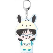 ユーリ！！！ on ICE × サンリオキャラクターズ デカキーホルダー 勝生勇利 A [全高約10cm]