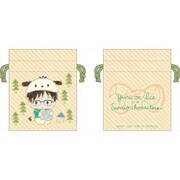 ユーリ！！！ on ICE × サンリオキャラクターズ 巾着 勝生勇利 スタンプラリーver. [約14.5×17.5cm]