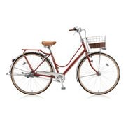 カジュナ ベーシックライン デラックスベルトモデル 27型 内装3段変速 E.Xモダンレッド CJB73B 1D82DB