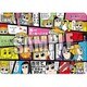 キャラクター万能ラバーマット ポプテピピック インターネットの負の遺産！ [短辺約370×長辺約520×厚さ約2mm]