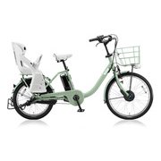 電動アシスト自転車 2018年モデル 前24型/後20型タイヤサイズ 内装3段変速 14.3Ahバッテリー 3P808D0 BM0B48 bikke MOB dd(ビッケ モブ dd) E.XBKグリーン 前輪モーター×後輪ベルト両輪駆動
