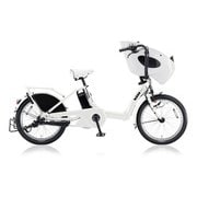 電動アシスト自転車 2018年モデル 前後20型タイヤサイズ 内装3段変速 12Ahバッテリー 3P84AA0 BP0D38 bikke POLAR e(ビッケ ポーラーe) E.XBKホワイト 低サドル安定モデル