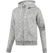 BQ5897-J/L [レディース EL マーブルメランジ スウェット フルジップパーカー Lサイズ]