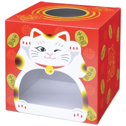 37-7909 [抽選箱 招き猫 窓付]
