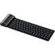 Bluetoothミニキーボード シリコン 乾電池式 ブラック TK-FBS095BK