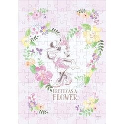 72-006 パズルデコレーション ディズニー Minnie Mouse（ミニーマウス） -baby pink- [ジグソーパズル 108ピース（完成サイズ：18.2×25.7cm）]