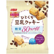ひとくち豆乳クッキー糖質50％OFF ラムレーズン入り 28g