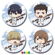 潔癖男子！青山くん カナちび 缶バッジ 4個セット A [キャラクターグッズ]