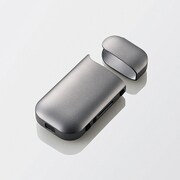 電子タバコアクセサリ IQOS ハードカバー ダークシルバー ET-IQPV1SVD