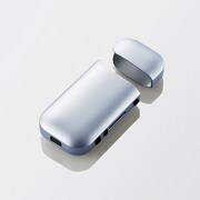 電子タバコアクセサリ IQOS ハードカバー ライトシルバー ET-IQPV1SVL