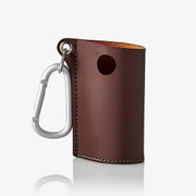電子タバコアクセサリ glo レザーカバー カラビナ付 ブラウン ET-GLLC1BR