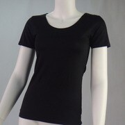 潤肌 半袖Tシャツ M 黒 832-350
