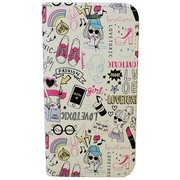 md-73590 [iPhone6/6S/7兼用ケース Lovetoxic シティガール/オフホワイト]