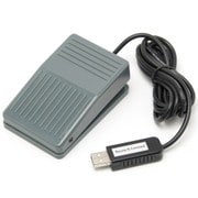 メカニカルスイッチ搭載 USBフットペダルスイッチ 1ペダル RI-FP1MG