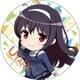 冴えない彼女の育てかた♭ ポリカバッジ vol.2 霞ヶ丘詩羽 デフォルメ [キャラクターグッズ]