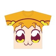 ポプテピピック フルグラフィックフェイスTシャツ ポプ子 ユニセックス Mサイズ [キャラクターグッズ]
