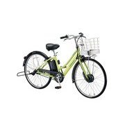 電動アシスト自転車 2018年モデル 27型タイヤサイズ L型フレームタイプ 内装5段変速 14.3Ahバッテリー 3P86BC0 AL7B48 アルベルト e T.ネオンライム 前輪モーター×後輪ベルト両輪駆動