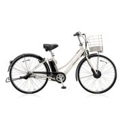 電動アシスト自転車 2018年モデル 26型タイヤサイズ L型フレームタイプ 内装3段変速 14.3Ahバッテリー 3P86CE0 AL6B48 アルベルト e P.シャンパンホワイト 前輪モーター×後輪ベルト両輪駆動