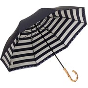21351 [長傘 レディース 晴雨兼用 ネイビー 47cm]