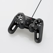 USBゲームパッド モンスターハンターフロンティアZコラボレーションモデル 13ボタン 振動 連射 高耐久 ブラック JC-MHF01BK