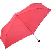 2104RD [折畳傘 レディース 晴雨兼用 紅 レッド 梅 50cm]