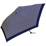 K48-035 [折畳傘 レディース 晴雨兼用 ボーダー 60cm]