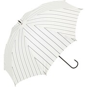 長傘 レディース 晴雨兼用 ホワイト 47cm BE-97250