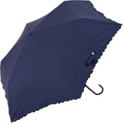 折畳傘 レディース 晴雨兼用 ネイビー 47cm BE-09719